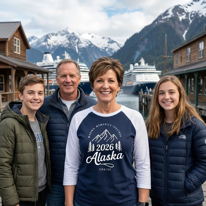 Alaska Cruise 3/4 Sleeves