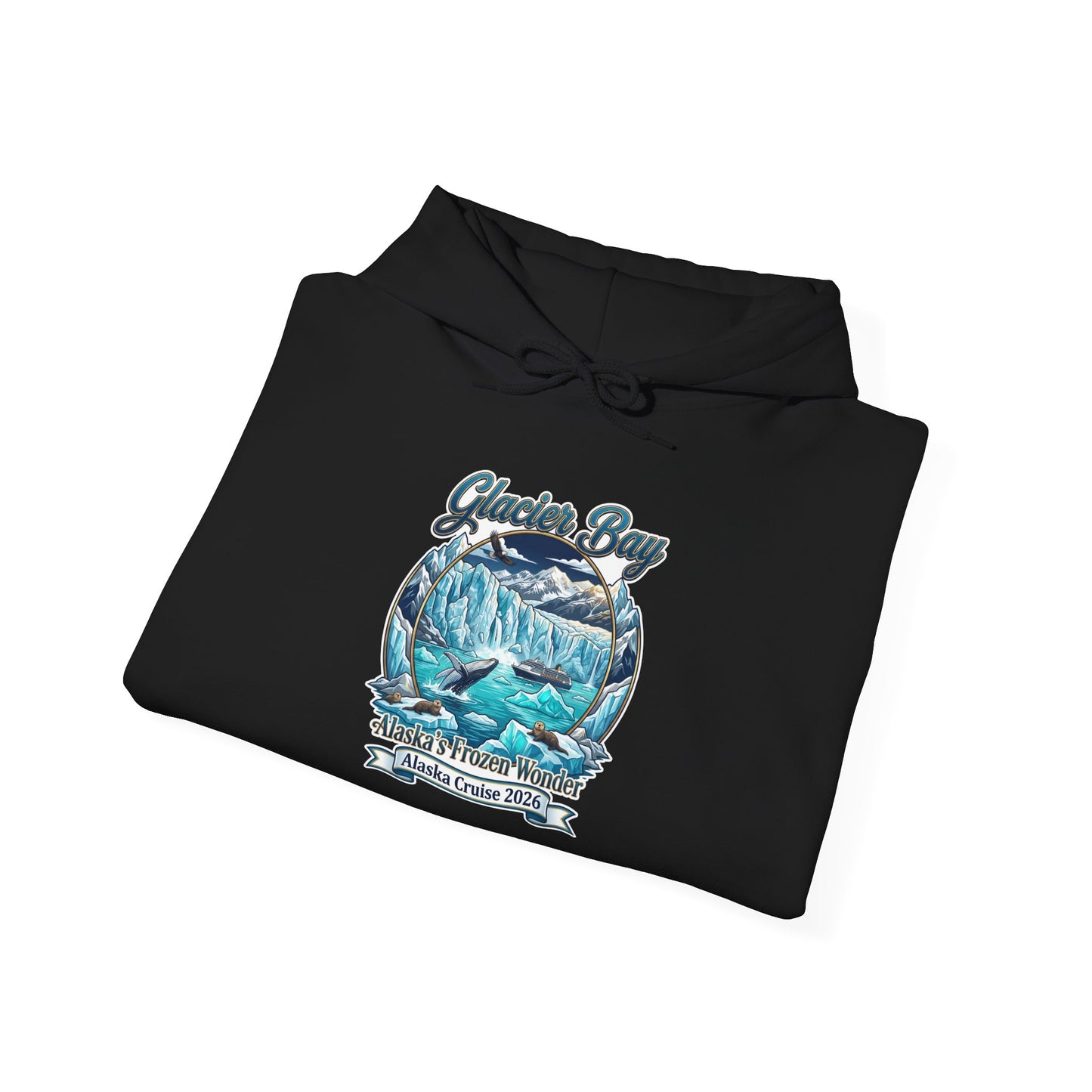 Glacier Bay Alaska Cruise 2026 Wildlife Adventure Souvenir Shirt Hoodie - View 4 - Alaska Cruise Shirts