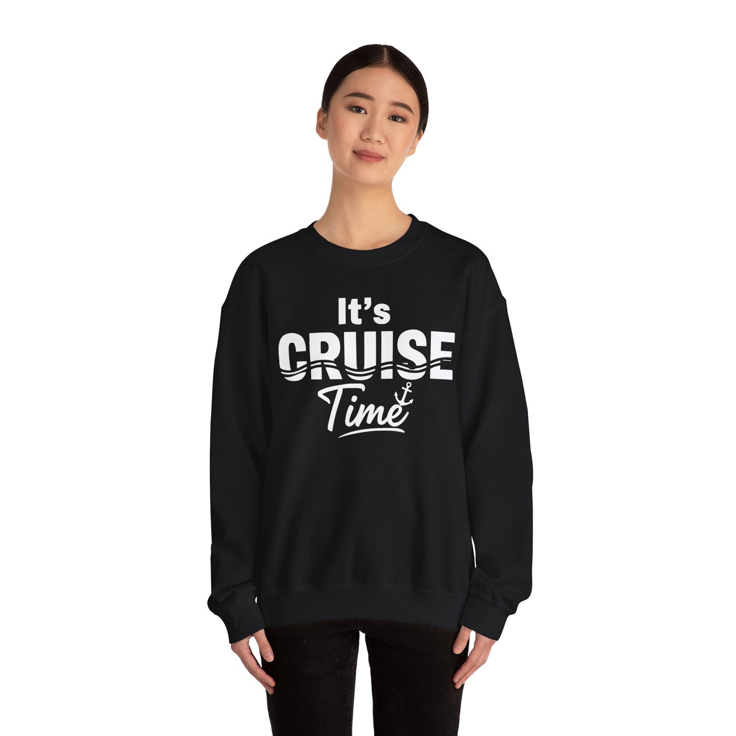 It’s Cruise Time Nautical Vacation Shirt for Cruise Travelers — Sweatshirt
