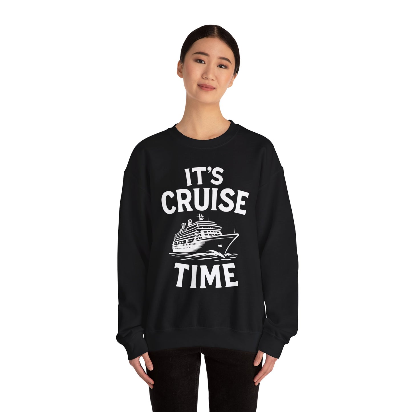 It’s Cruise Time Nautical Ship Vacation Travel T-Shirt — Sweatshirt