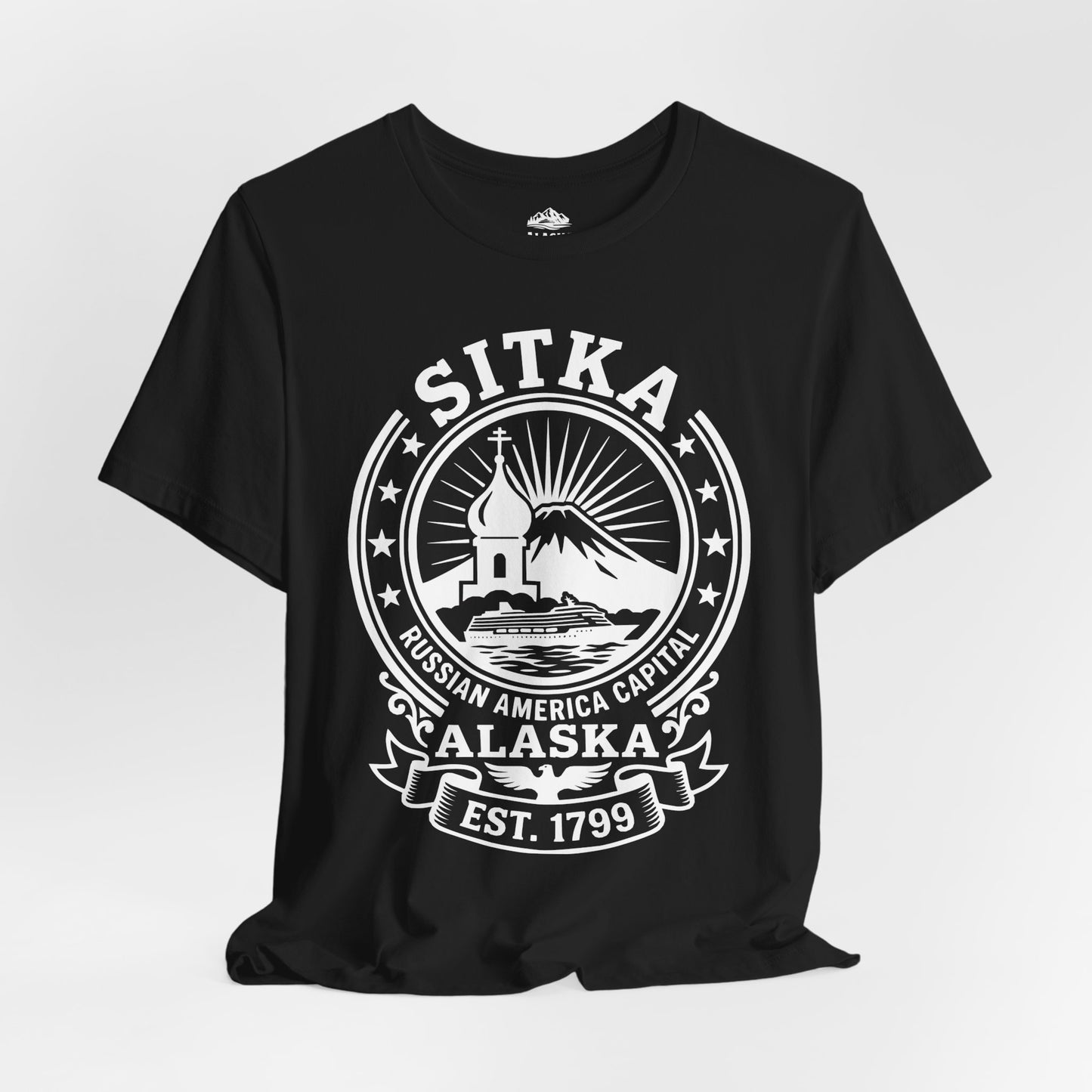 Sitka Alaska Russian America Heritage Cruise T-Shirt Est 1799 — Premium Tee