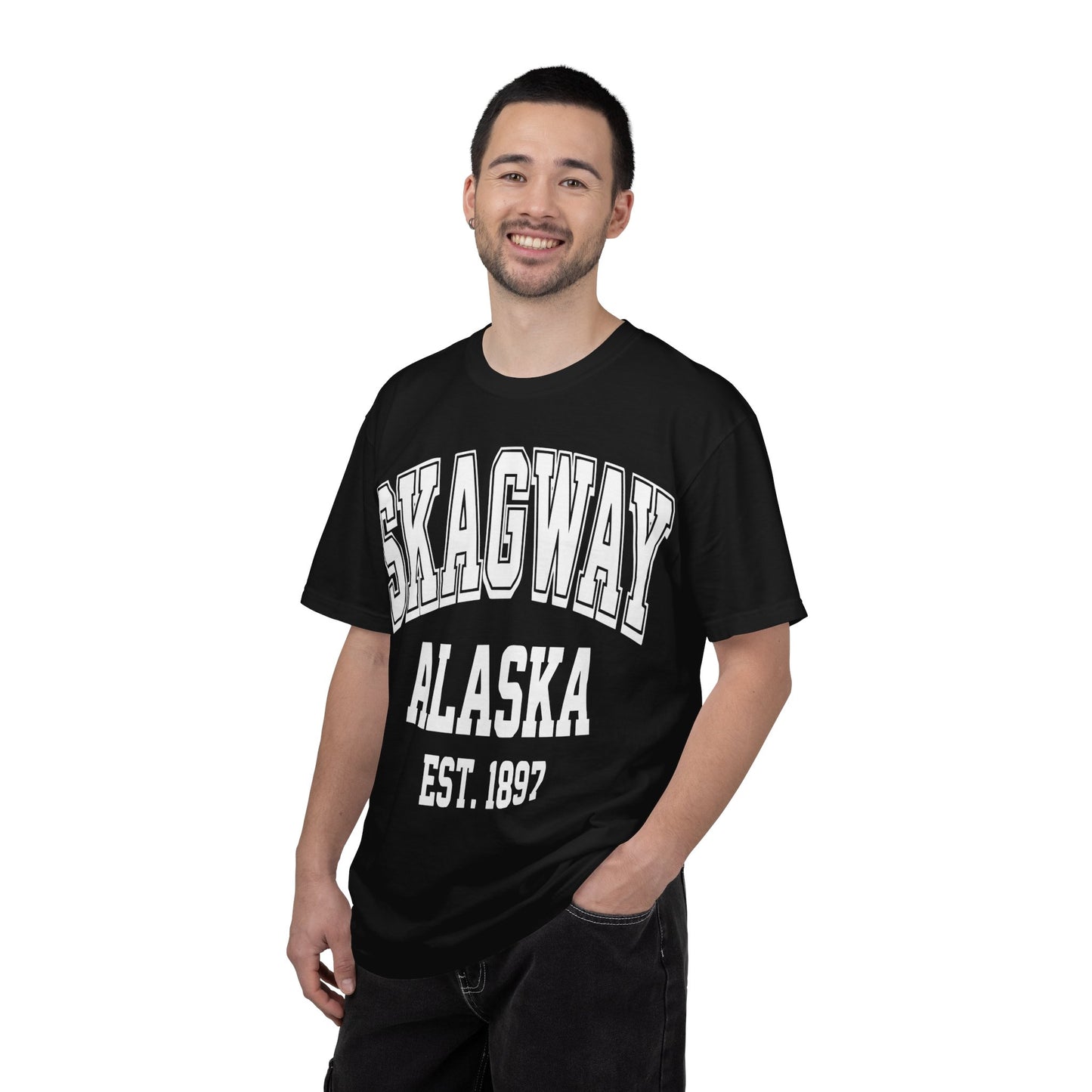 Skagway Alaska Est 1897 Vintage Collegiate Souvenir Shirt — Comfort