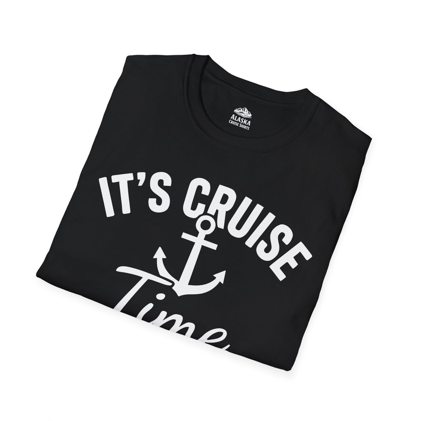 It’s Cruise Time Nautical Anchor Vacation Shirt for Travelers — T-Shirt