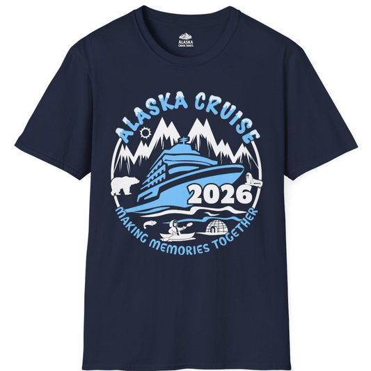 Alaska Cruise 2026 Shirt - Family Adventure Wildlife Nature Graphic Tee – Alaska Cruise Shirts