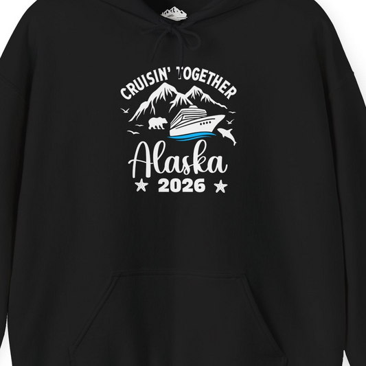 Alaska Cruise Adventure 2026 Shirt Hoodie – Alaska Cruise Shirts Close Up