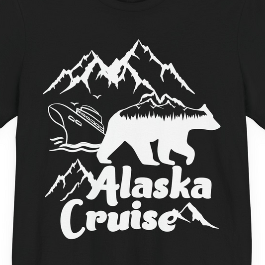 Alaska Cruise Shirt Premium T-Shirt – Alaska Cruise Shirts Close Up