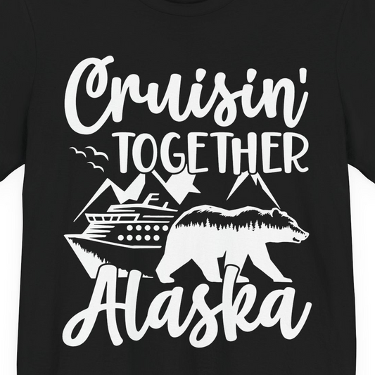 Alaska Cruise Adventure Shirt Premium T-Shirt – Alaska Cruise Shirts Close Up