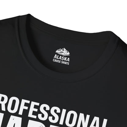 Professional Napper Alaska Cruise Edition Distressed Travel Tee — T-Shirt