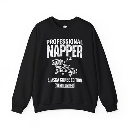 Professional Napper Alaska Cruise Edition Distressed Travel Tee — Sweatshirt