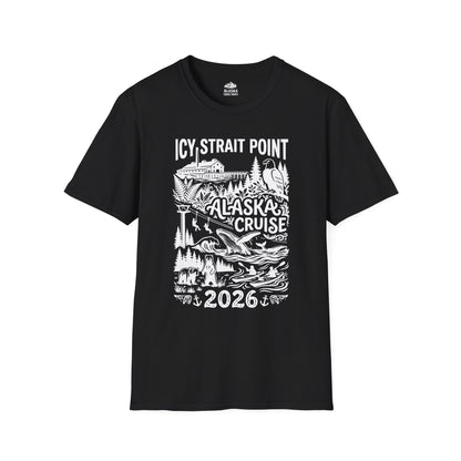 Icy Strait Point Alaska Cruise 2026 Wildlife Adventure Shirt — T-Shirt