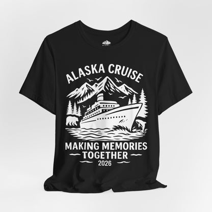 Alaska Cruise Shirt - Wildlife Adventure Family Memories 2026 Premium Tee - View 4 - Alaska Cruise Shirts