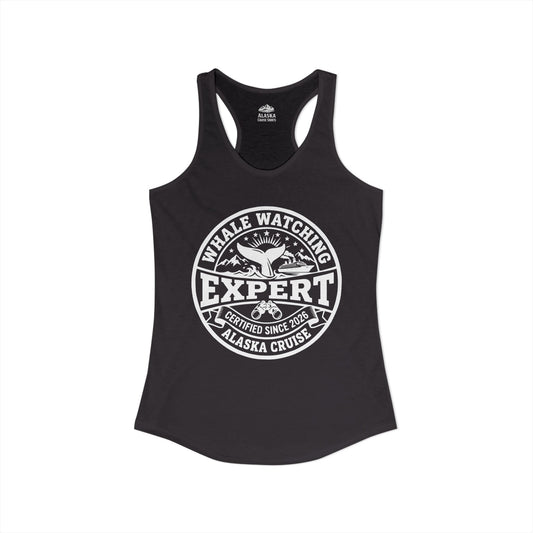 Alaska Cruise Whale Watching Expert Shirt for Travel Lovers — Ladies Tank