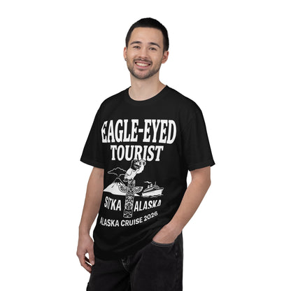 Eagle Eyed Tourist Sitka Alaska Cruise 2026 Travel Shirt — Comfort
