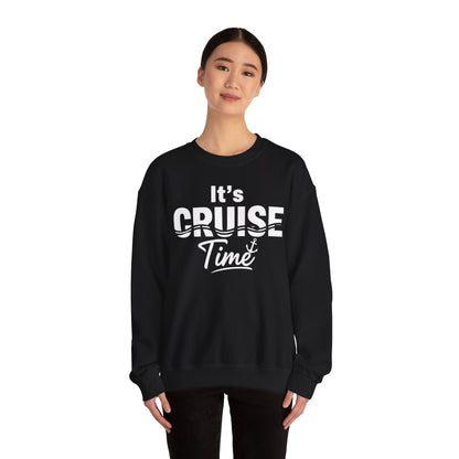 It’s Cruise Time Nautical Vacation Shirt for Cruise Travelers — Sweatshirt