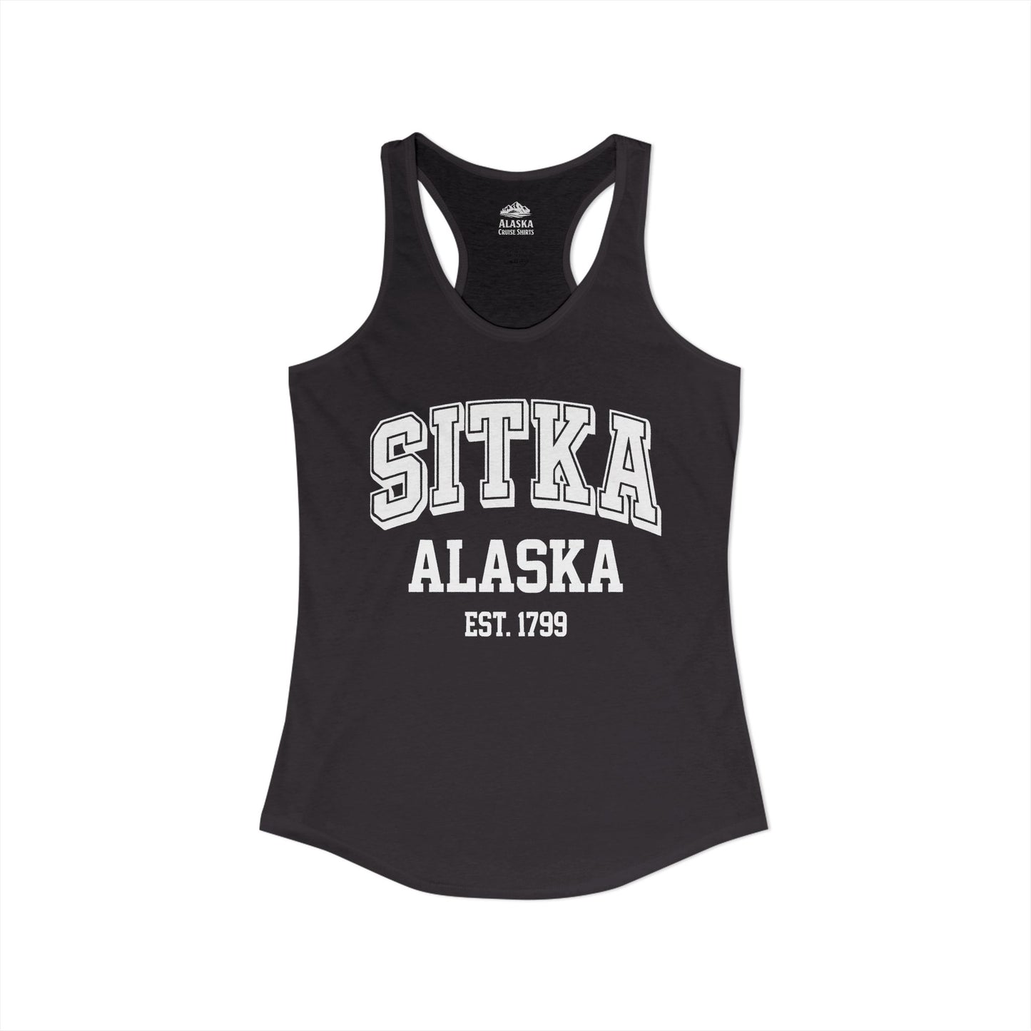Sitka Alaska Established 1799 Vintage Souvenir Shirt — Ladies Tank