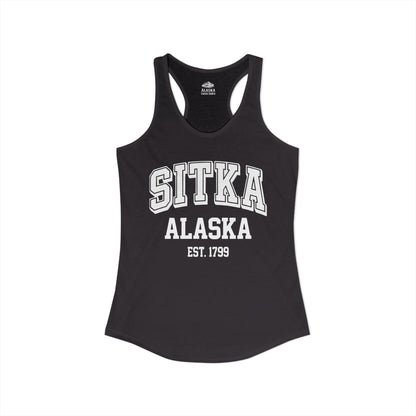 Sitka Alaska Established 1799 Vintage Souvenir Shirt — Ladies Tank