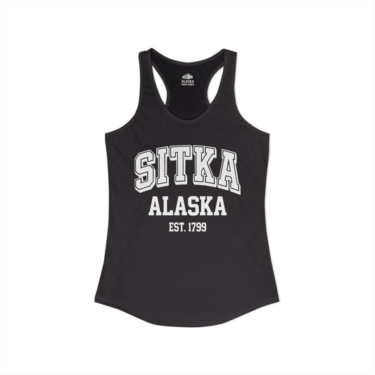 Sitka Alaska Established 1799 Vintage Souvenir Shirt — Ladies Tank