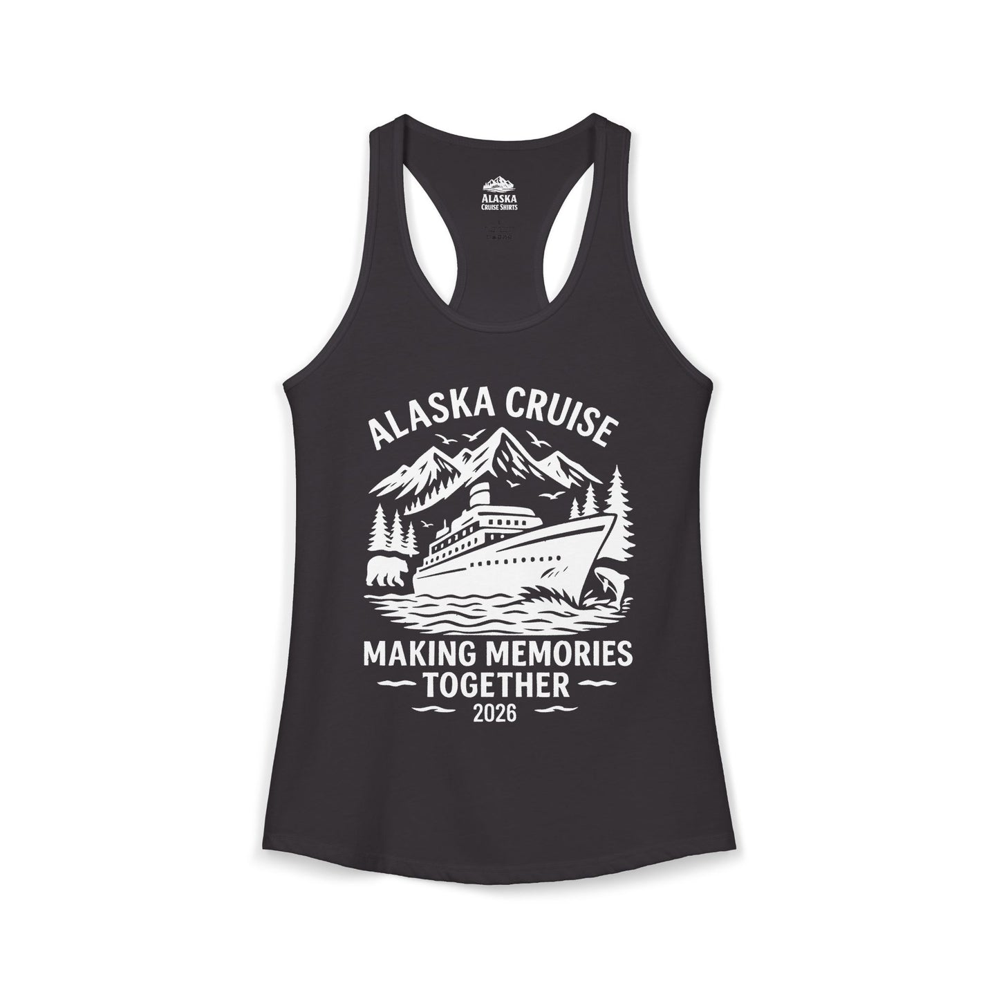 Alaska Cruise Shirt - Wildlife Adventure Family Memories 2026 Ladies Tank - Alaska Cruise Shirts