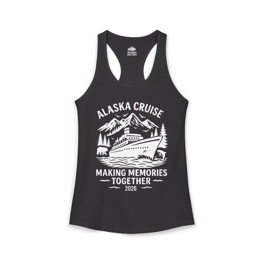 Alaska Cruise Shirt - Wildlife Adventure Family Memories 2026 — Ladies Tank