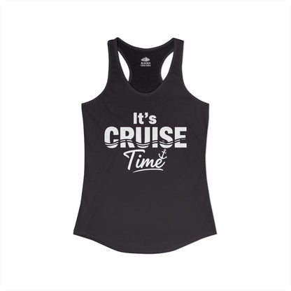 It’s Cruise Time Nautical Vacation Shirt for Cruise Travelers — Ladies Tank