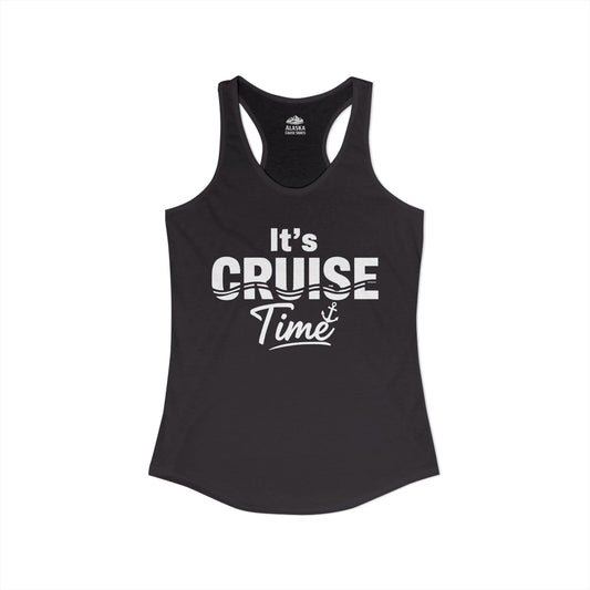 It’s Cruise Time Nautical Vacation Shirt for Cruise Travelers — Ladies Tank