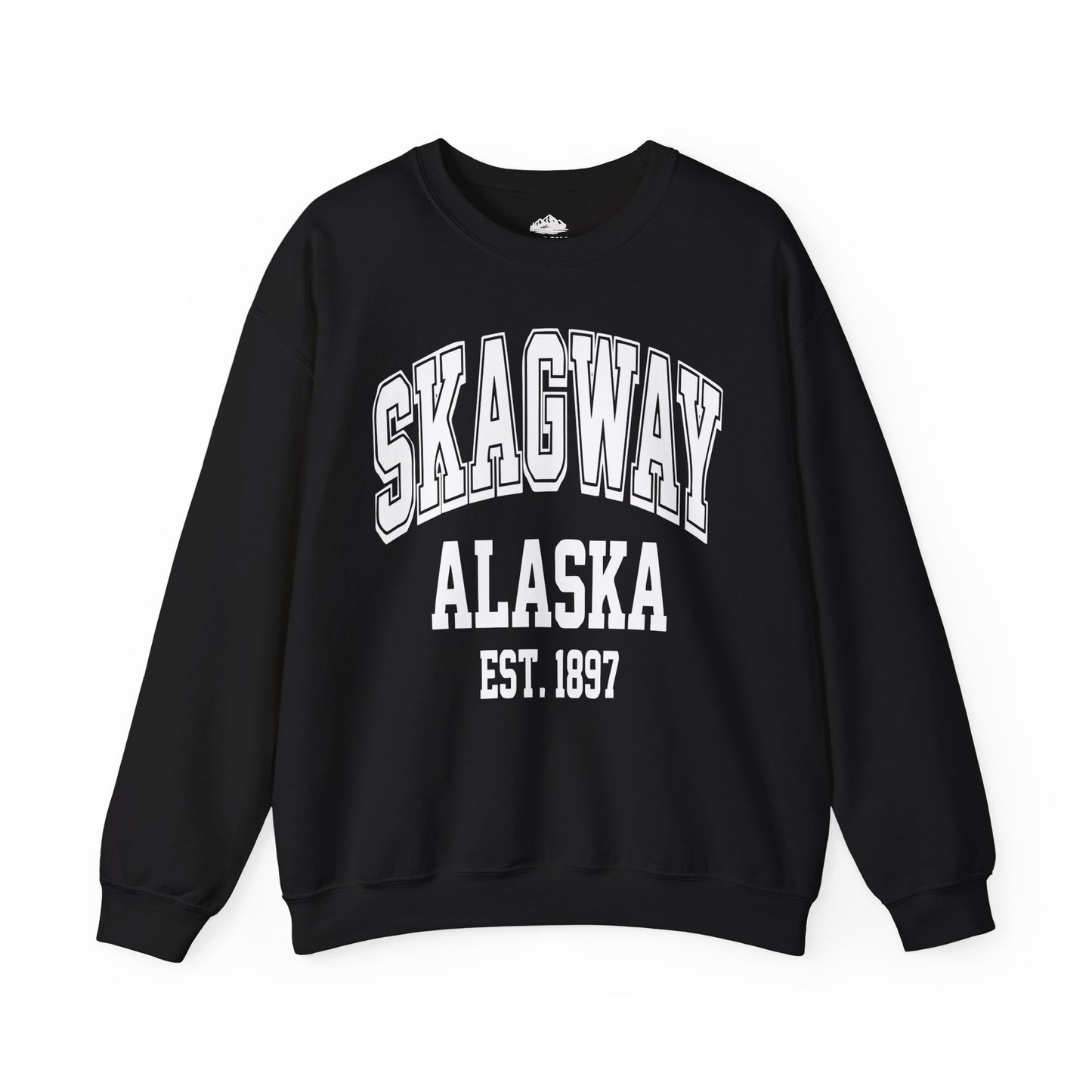 Skagway Alaska Est 1897 Vintage Collegiate Souvenir Shirt — Sweatshirt