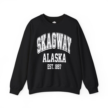 Skagway Alaska Est 1897 Vintage Collegiate Souvenir Shirt — Sweatshirt
