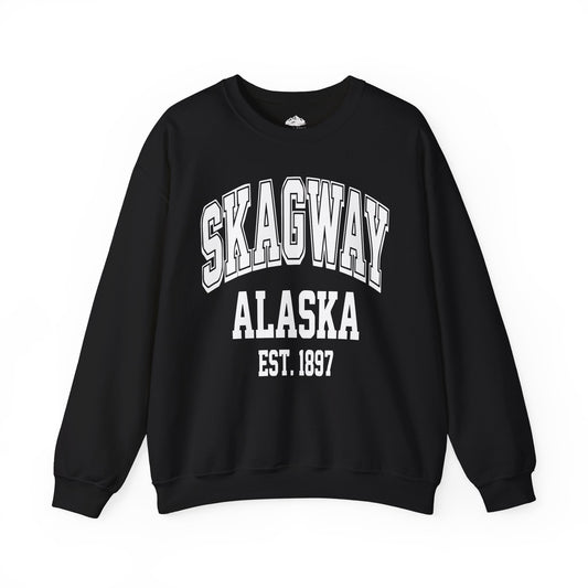Skagway Alaska Est 1897 Vintage Collegiate Souvenir Shirt — Sweatshirt