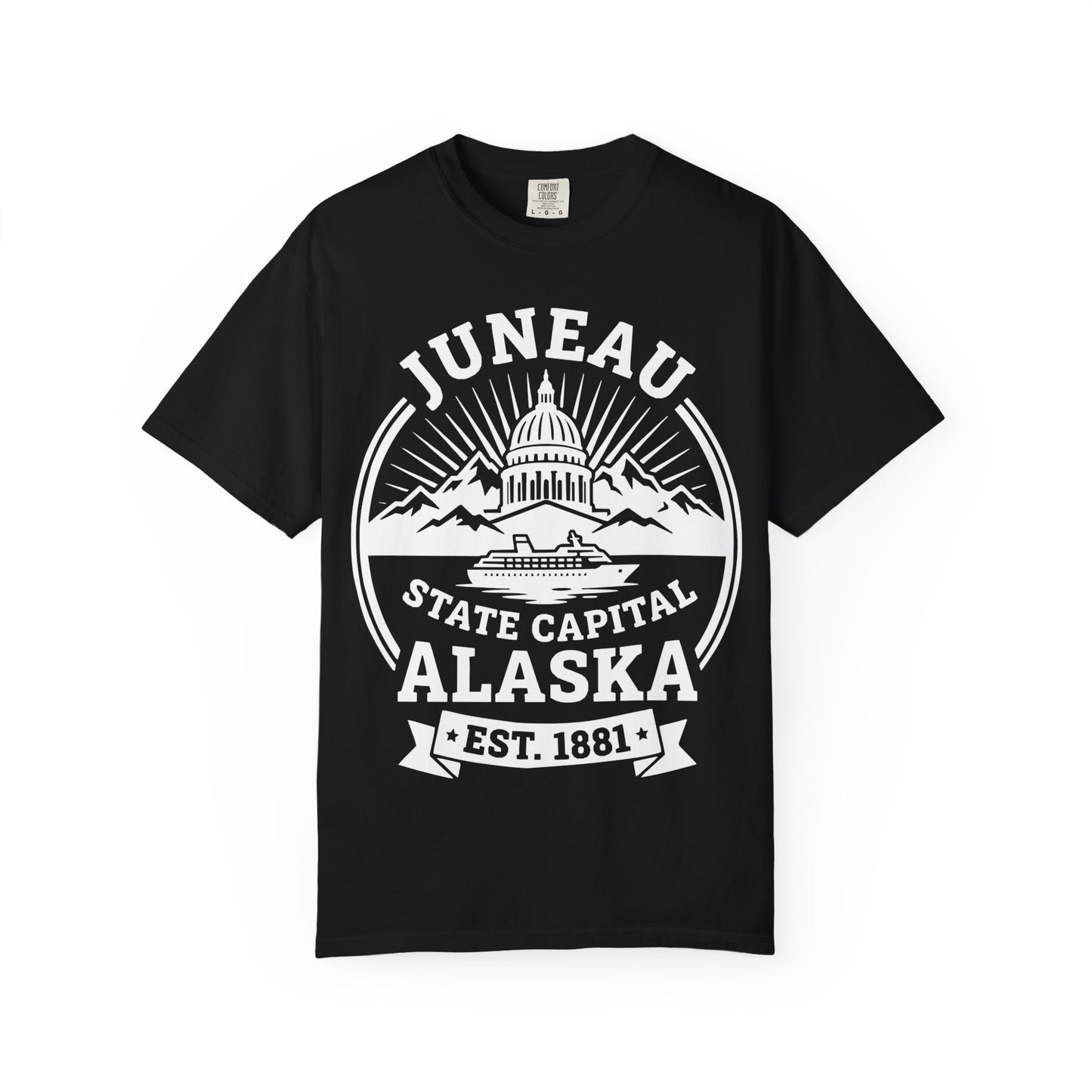 Juneau Alaska State Capital Vintage Cruise Souvenir Shirt — Comfort