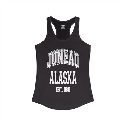 Juneau Alaska Est 1881 Classic Collegiate Souvenir Shirt — Ladies Tank