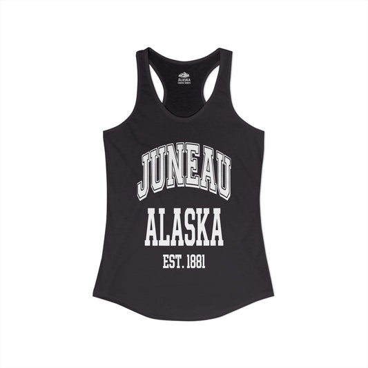 Juneau Alaska Est 1881 Classic Collegiate Souvenir Shirt — Ladies Tank