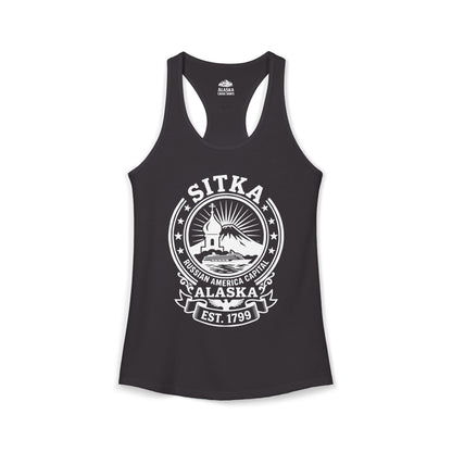 Sitka Alaska Russian America Heritage Cruise T-Shirt Est 1799 — Ladies Tank