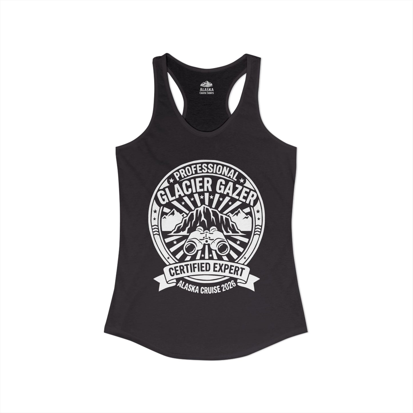 Professional Glacier Gazer Certified Expert Alaska Cruise Shirt — Ladies Tank