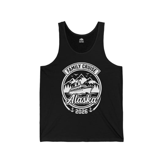 Alaska Family Cruise 2026 Scenic Mountains Group Vacation Shirt — Tank Top