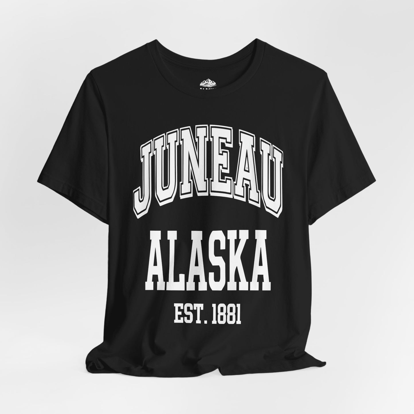 Juneau Alaska Est 1881 Classic Collegiate Souvenir Shirt — Premium Tee