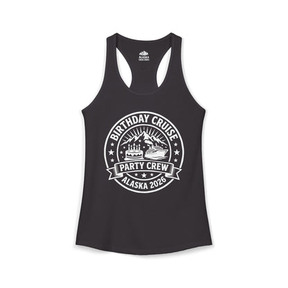 Alaska Birthday Cruise Party Crew 2026 Shirt For Group Travelers — Ladies Tank