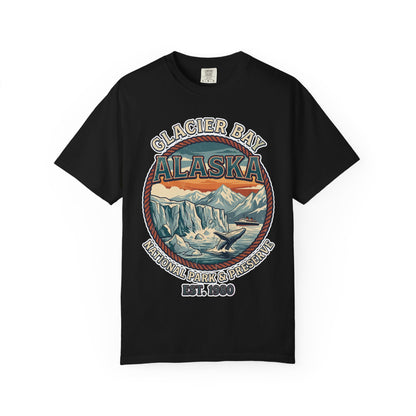 Glacier Bay Alaska National Park Vintage Nature Scene Shirt — Comfort