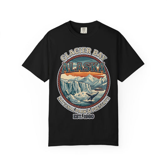 Glacier Bay Alaska National Park Vintage Nature Scene Shirt — Comfort