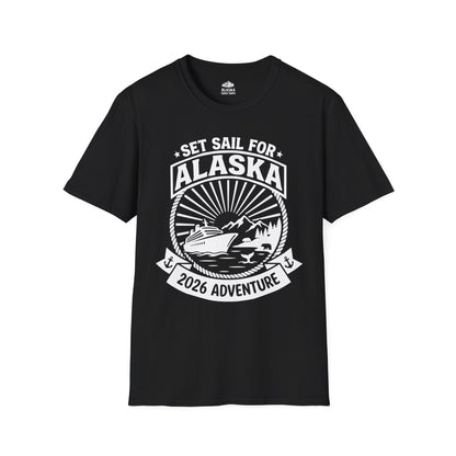 Set Sail for Alaska 2026 Adventure Vintage Cruise Shirt — T-Shirt