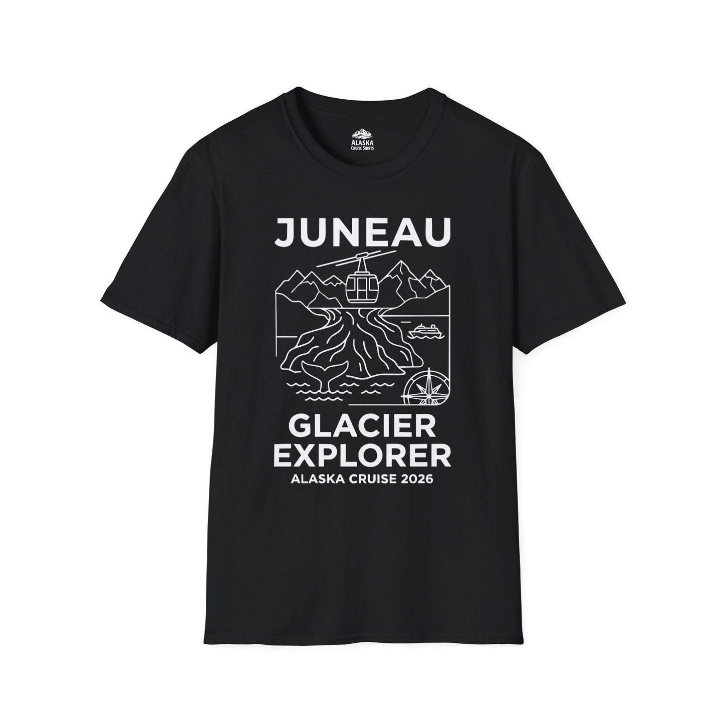 Juneau Glacier Explorer Alaska Cruise 2026 Adventure Shirt — T-Shirt