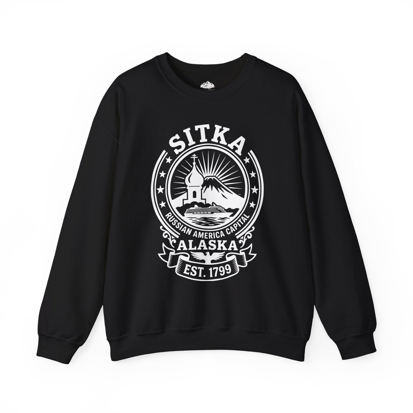 Sitka Alaska Russian America Heritage Cruise T-Shirt Est 1799 — Sweatshirt