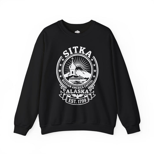 Sitka Alaska Russian America Heritage Cruise T-Shirt Est 1799 — Sweatshirt
