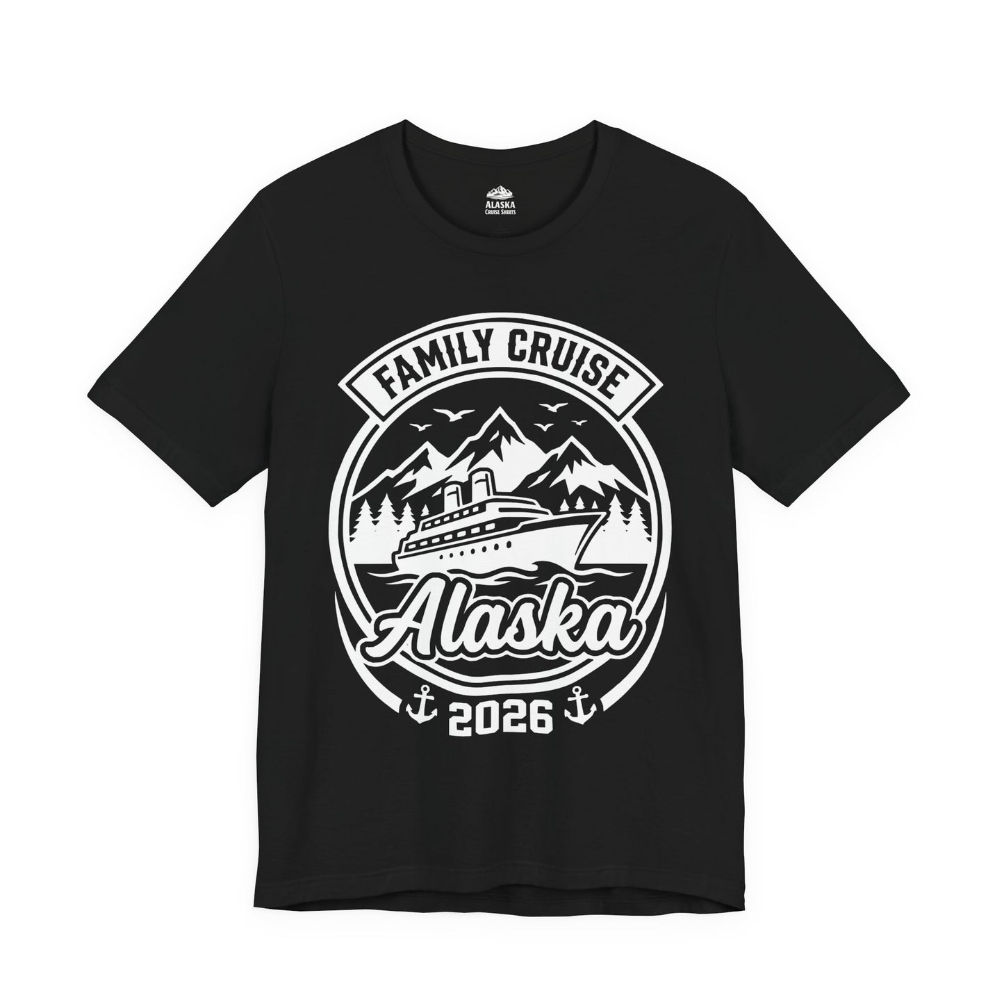 Alaska Family Cruise 2026 Scenic Mountains Group Vacation Shirt — Premium Tee