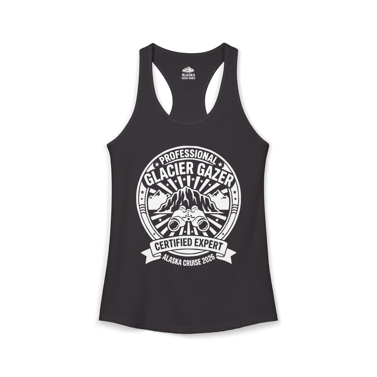 Professional Glacier Gazer Certified Expert Alaska Cruise Shirt — Ladies Tank