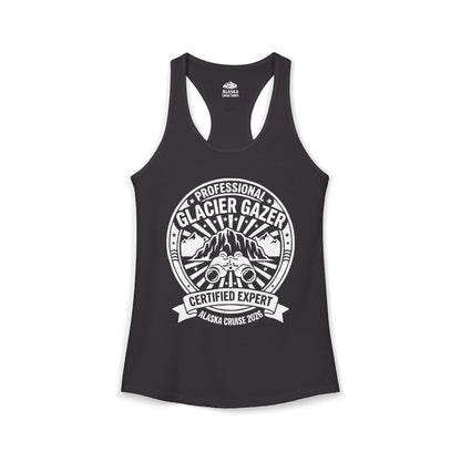 Professional Glacier Gazer Certified Expert Alaska Cruise Shirt — Ladies Tank