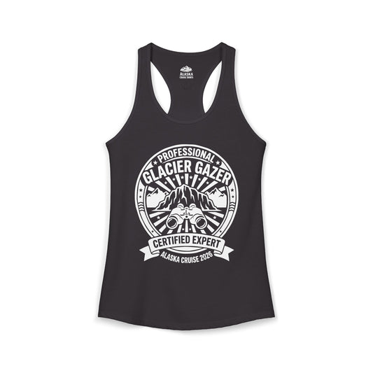 Professional Glacier Gazer Certified Expert Alaska Cruise Shirt — Ladies Tank