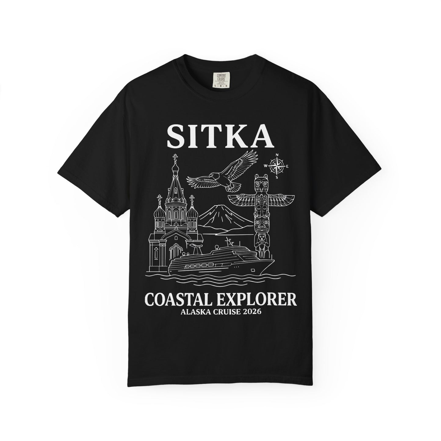 Sitka Coastal Explorer Alaska Cruise 2026 Adventure Shirt — Comfort