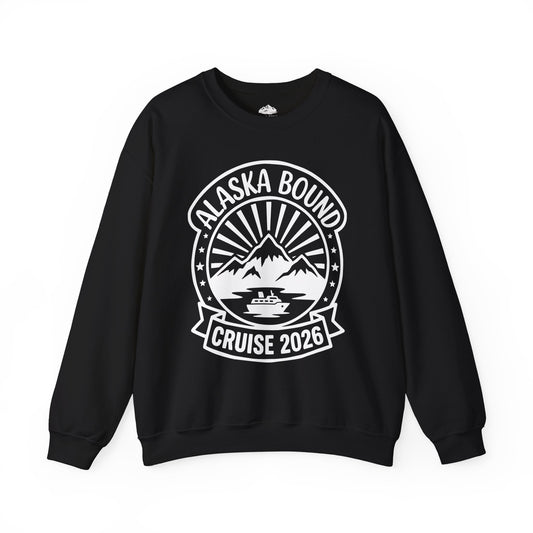 Alaska Bound Cruise 2026 Adventure Travel Graphic Shirt — Sweatshirt