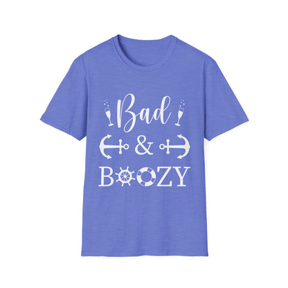 Bad and Boozy Cuise Tee — T-Shirt