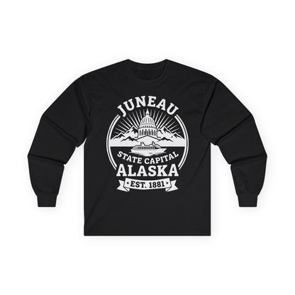 Juneau Alaska State Capital Vintage Cruise Souvenir Shirt — Long Sleeve
